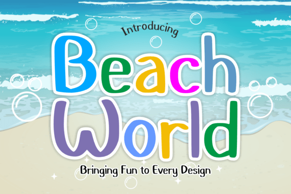 Beach World: The Tropical Script Font for Modern Web Design