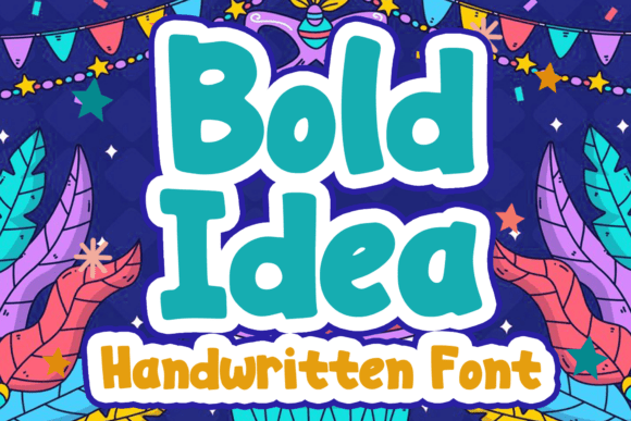 Bold Idea: The Vibrant Cartoon Display Font for Editorial Impact