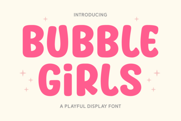 Bubble Girls: A Bold Display Font for Modern Web Design