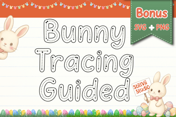 Bunny Tracing Guided: The Perfect Display Font for Handmade Shop Branding