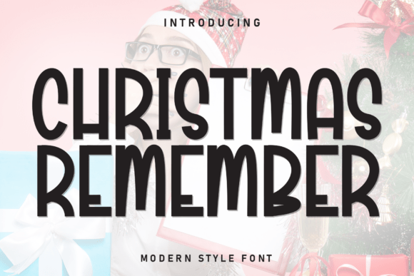 Christmas Remember: A Modern Display Font for Festive Brand Campaigns