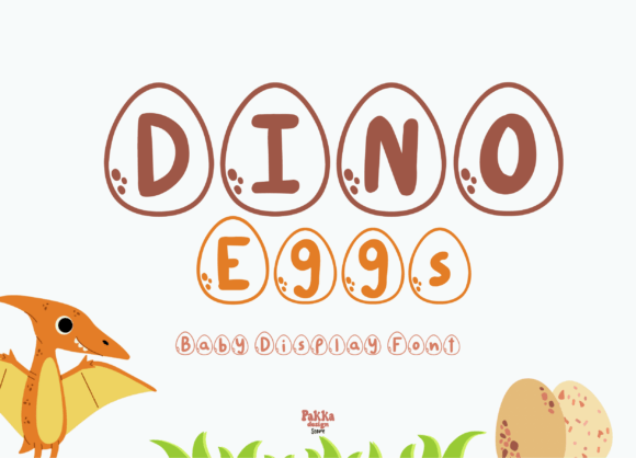 Dino Eggs: The Quirky Display Font for Playful Brand Campaigns