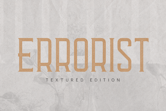 Errorist Typeface: Bold Vintage Serif for High-Impact Campaigns
