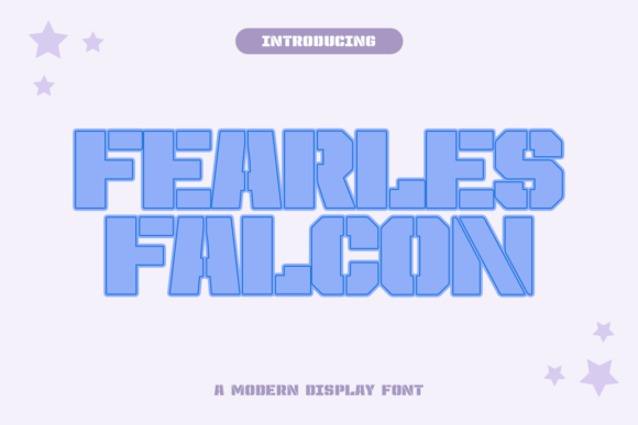 Fearless Falcon: The Ultimate Display Font for Bold Designs