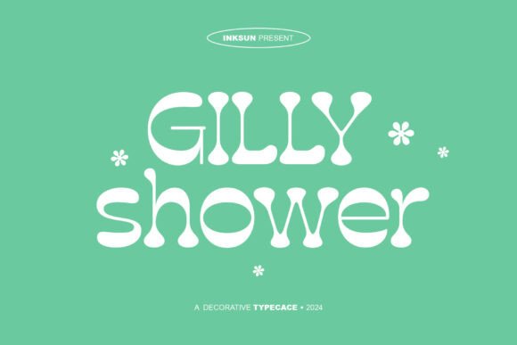 Gilly Shower Display Font for High-Impact Social Media Graphics