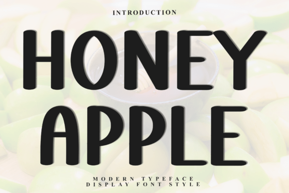 Honey Apple Display Font for Modern Web Design