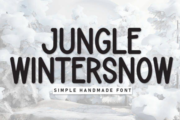 Jungle Wintersnow: The Handwritten Display Font for Playful Campaign Design