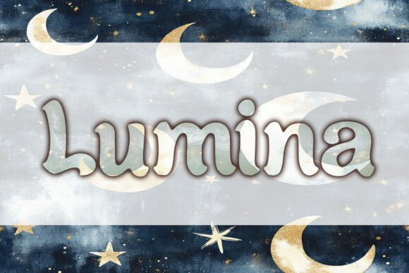 Lumina Display Typeface for Modern Web Design
