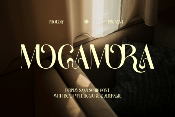 Mocamora: A Modern Serif Display Font for Elegant Branding