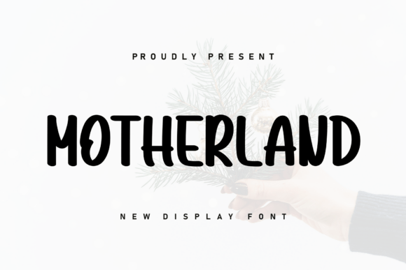 Motherland Handwritten Font for Editorial and Brand Design