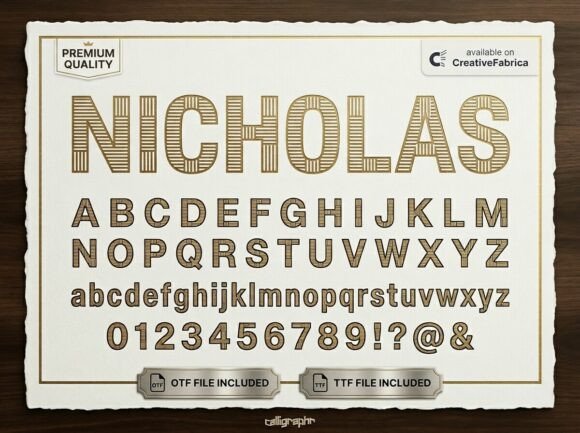 Nicholas: The Bold Display Typeface for High-Impact Campaigns