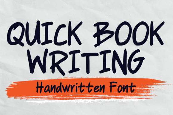 Quick Book Writing: The Handwritten Font for Editorial Design
