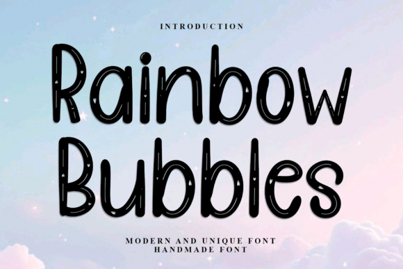 Rainbow Bubbles Font Review & Free Download