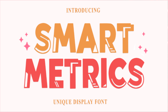 Smart Metrics: The Bold Display Font for Campaign Success