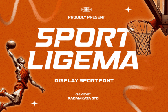 Sport Ligema Typeface: Bold Display Font for High-Energy Campaigns