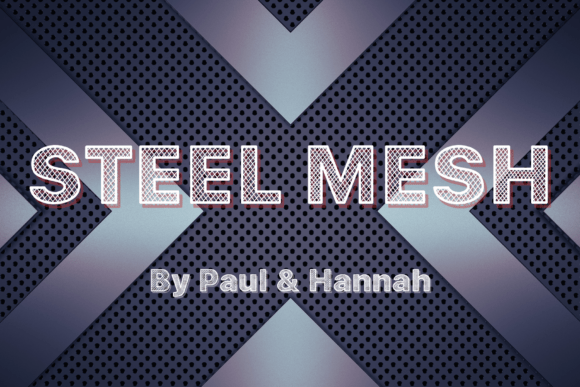 Steel Mesh: The Bold Industrial Display Font for Modern Branding