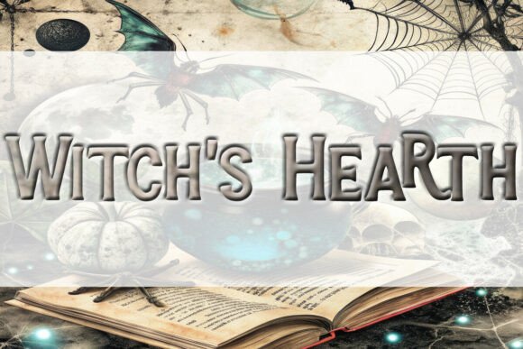 Witchs Hearth Display Font for Mystical Branding