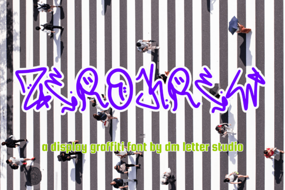 Zerokrew: The Urban Graffiti Display Font for Bold Campaigns